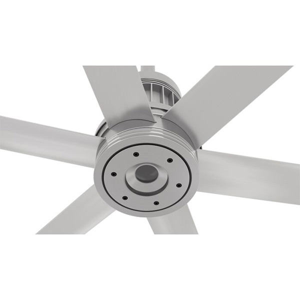 i6 96" 6 Blade Indoor Smart Ceiling Fan with Remote Control and White Motor / Body