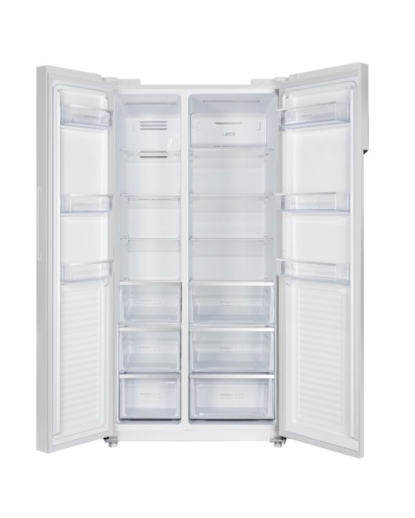 Brandt 622L SBS Fridge White Glass BGA622NWA