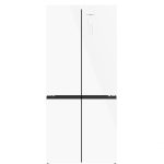 Brandt 538L 4 Door Fridge White Glass BGM538NWA