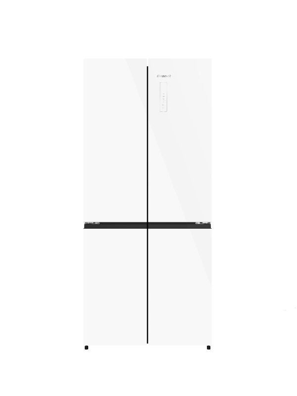 Brandt 538L 4 Door Fridge White Glass BGM538NWA