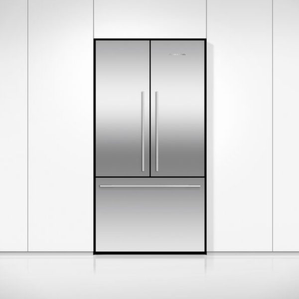 Fisher & Paykel Freestanding French Door Refrigerator Freezer, 90cm, 614L RF610ADX