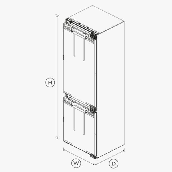 Fisher Paykel Integrated Refrigerator Freezer, 60cm RB60V18M