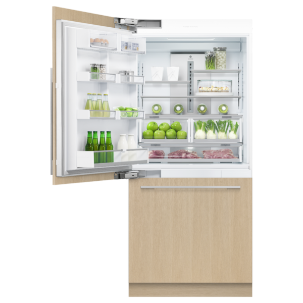 Fisher Paykel Integrated Refrigerator Freezer, 90.6cm, Ice RS9120WLJ