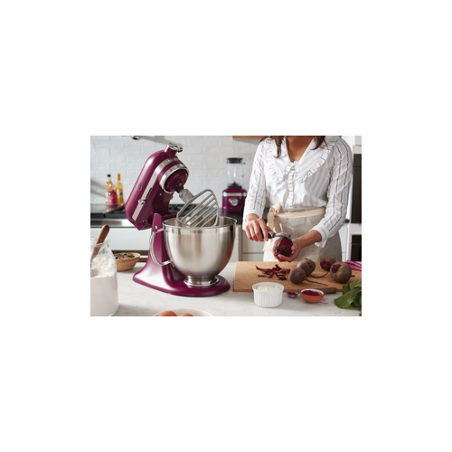 KitchenAid Artisan 4.8L Tilt Head Stand Mixer with Twin Bowls - Beetroot 5KSM195PSGBE