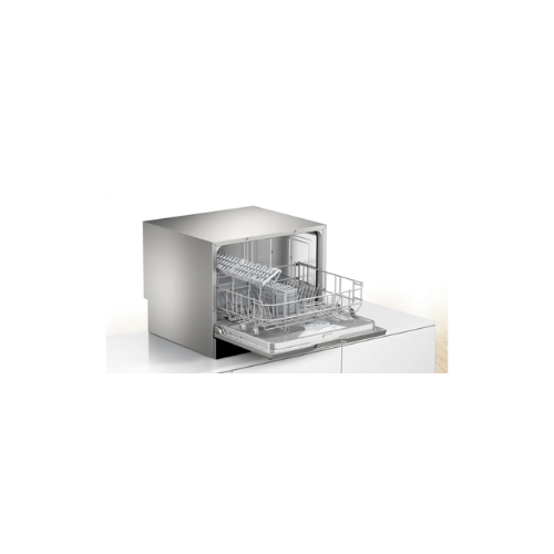 Bosch Series 6 Freestanding Compact Dishwasher 55 cm Black SKS68BB008