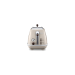 Delonghi Icona Vintage Beige 2-Slice Toaster (Lid) – CTOV2003.BG