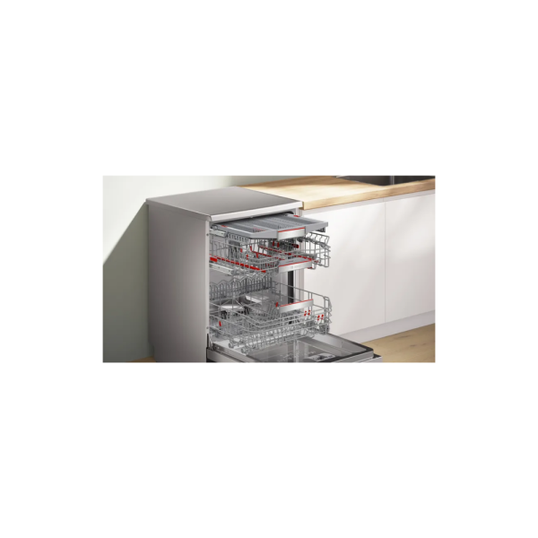 Bosch Series 8 Freestanding Dishwasher 60 cm silver inox SMS8YCI01E