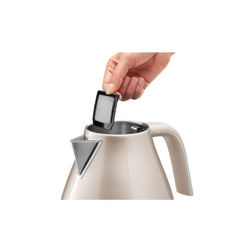Delonghi Icona Metallics Champagne Beige Kettle - KBOT2001.BG