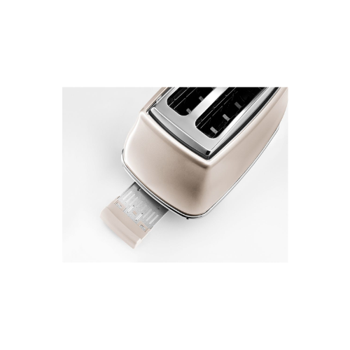 Delonghi Icona Metallics Champagne Beige 2 Slice Toaster - CTOT2003.BG