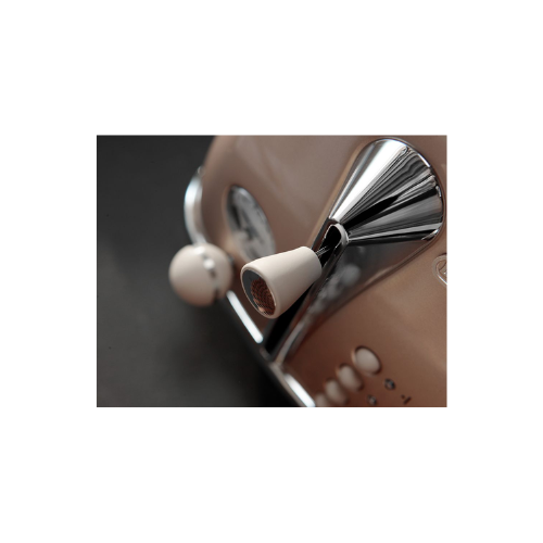 Delonghi Icona Metallics Champagne Beige 2 Slice Toaster - CTOT2003.BG