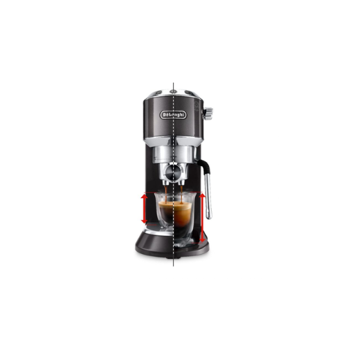 Delonghi Dedica Arte Grey - Pump Espresso Coffee Machines - EC885.GY
