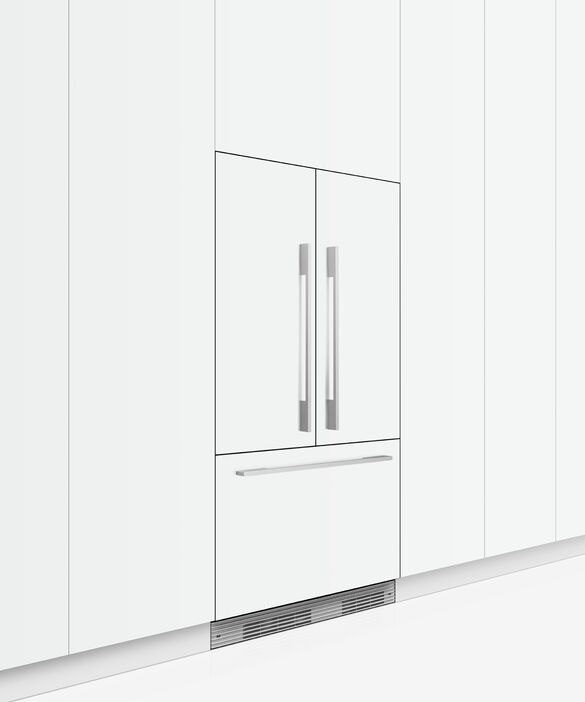 Fisher Paykel Integrated French Door Refrigerator Freezer, 90cm RS90A