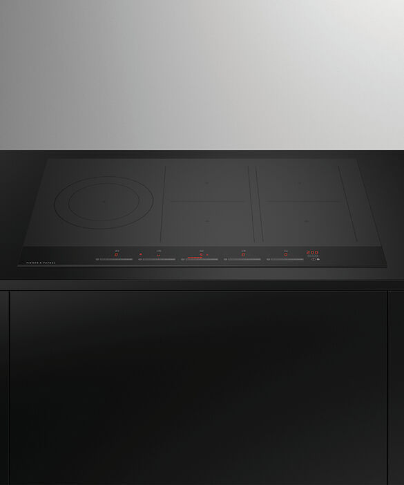 Induction Cooktop, 90cm, 5 Zones with SmartZone CI905DTB