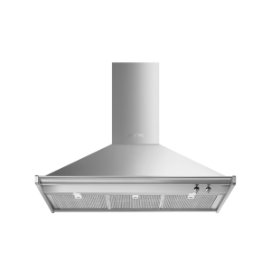 Smeg 100CM Stainless Steel Opera Chimney Cooker Hood KD100HXE