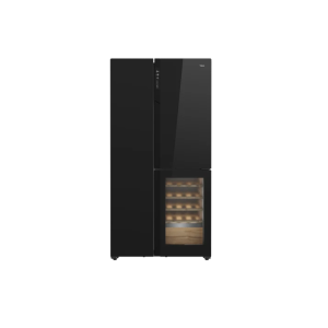 Teka Total No Frost Side by Side refrigerator with inverter motor and wine cooler RLF 85950 GBK